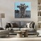 Stupell Industries Fitness Raccoon with Weights Canvas, design by Studio Bautista